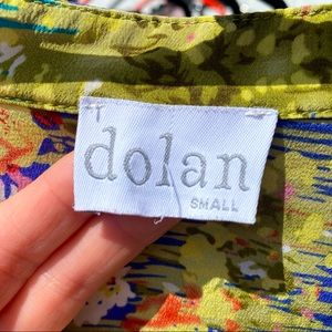 Anthropologie Multicolor Dolan Flowering Pasture Silk Blouse